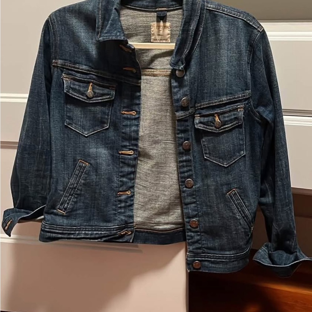 Denim Jacket with Button Details